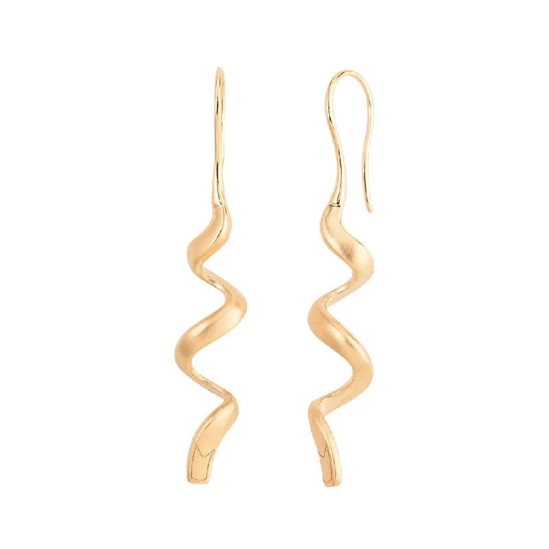 Women’s gemstone earrings-Jovian 18K Gold Ear Hangers