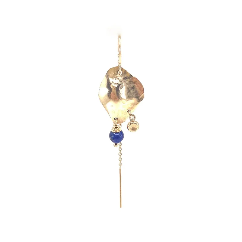 Women’s stud earrings-Jodhi 14K Goldfilled Earring w. Lapis