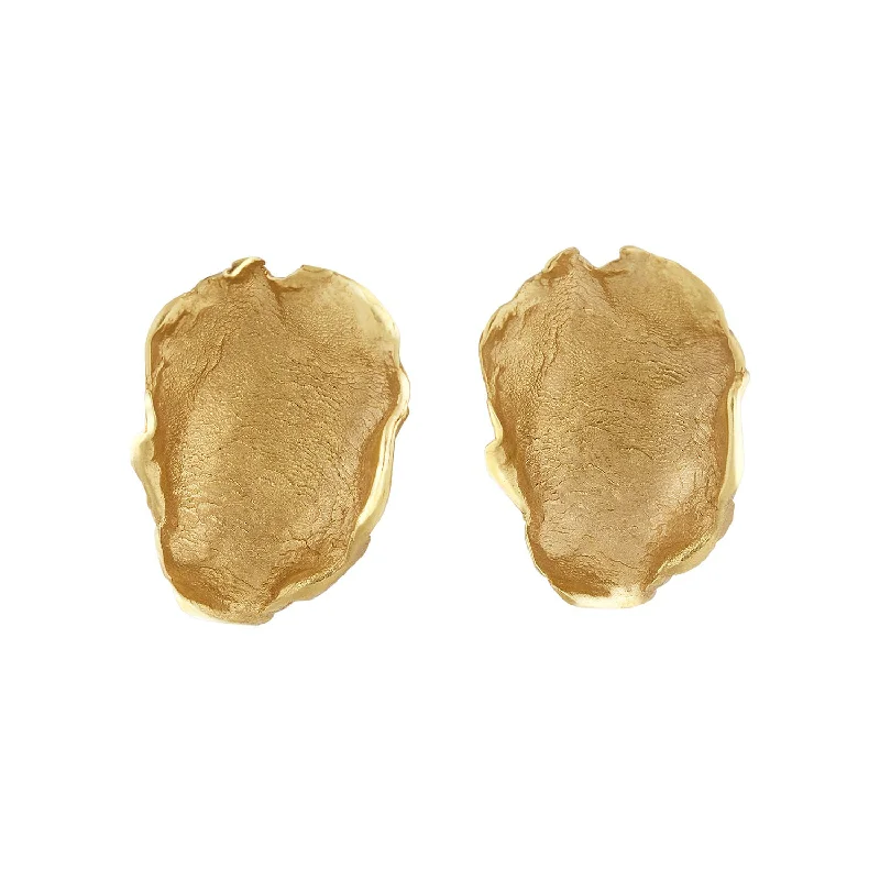 Women’s unique earrings-Aphros Gold Plated Earrings