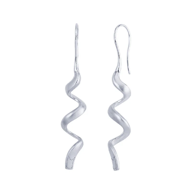 Women’s pearl earrings-Jovian 18K Whitegold Ear Hangers