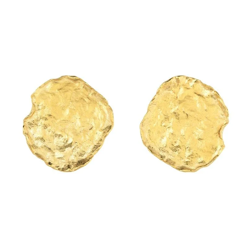 Women’s lightweight earrings-Thetis Gold Plated Earrings