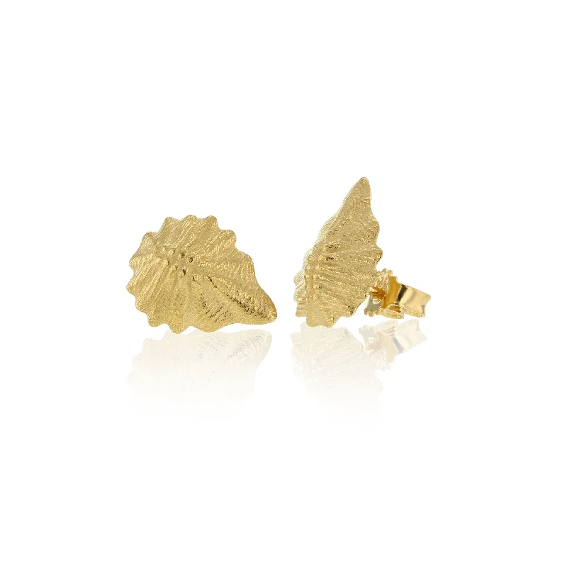 Women’s boho earrings-Birth Of Venus Gold Plated Earrings