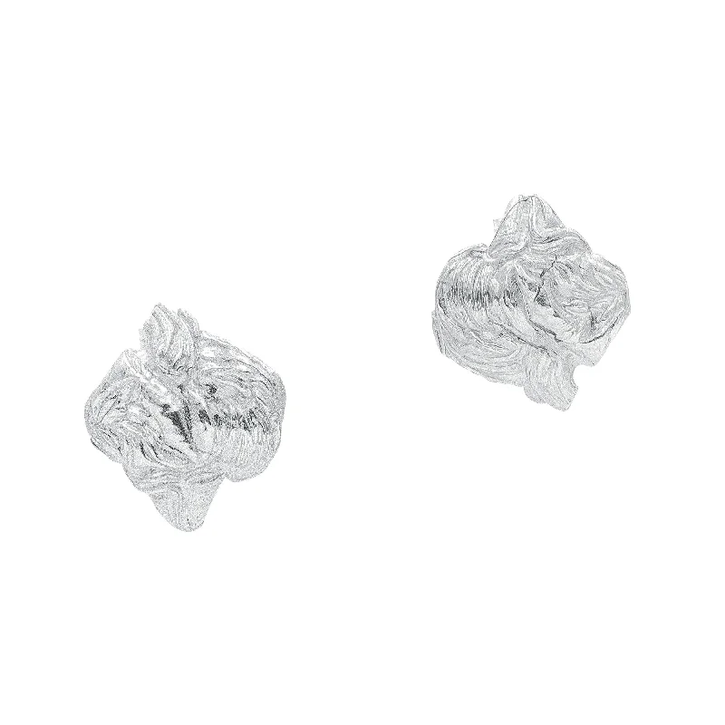 Women’s ear cuffs-The Semeli Silver Earrings