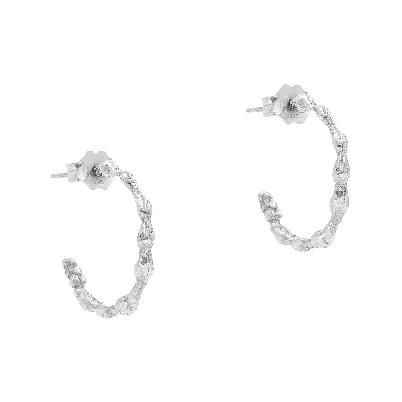 Women’s butterfly earrings-The Leda Silver Earrings