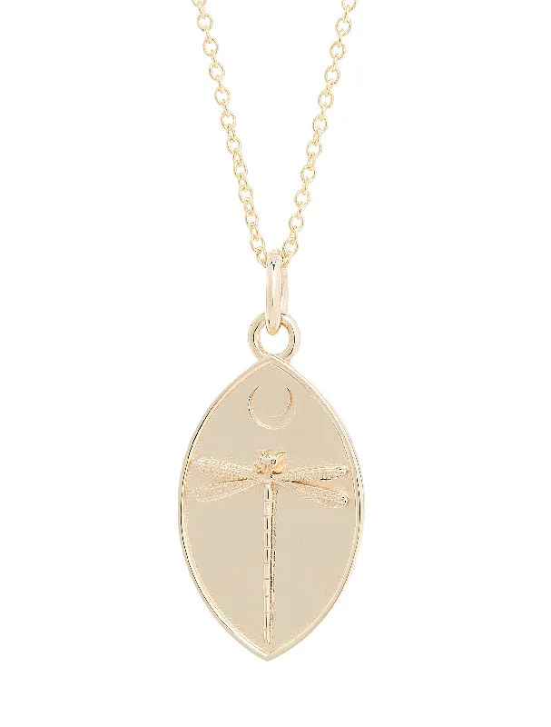 Women’s sparkling necklaces-DUSK DRAGONFLY