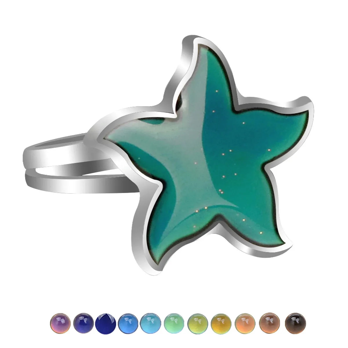 Starfish Color Changing Ring