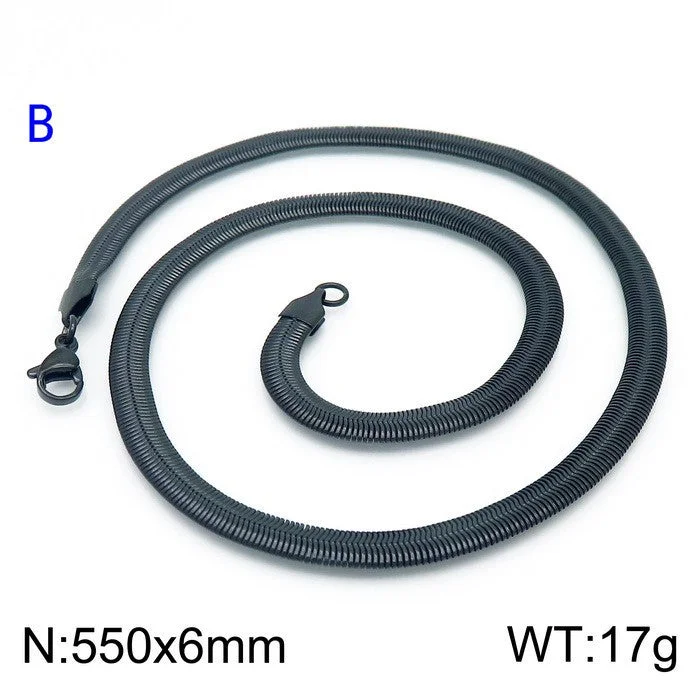 6mm Black 55cm