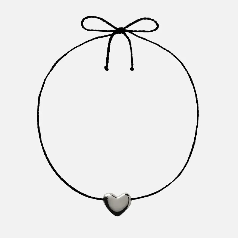 Women’s pearl necklaces-Heart Necklace, Small