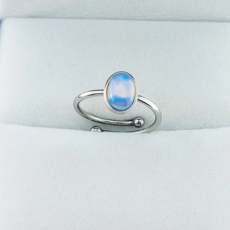 6x8mm Oval-Moonstone