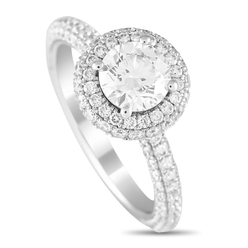 Women’s engagement rings with fancy diamonds-LB Exclusive 14K White Gold 2.13ct Lab Grown Diamond Ring MF07-111324