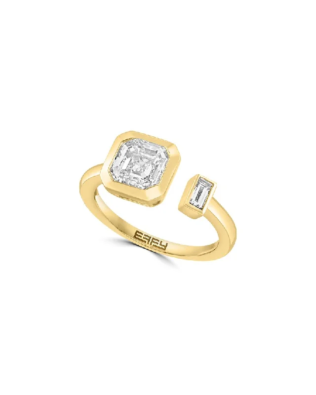 Women’s heirloom engagement rings-Effy Fine Jewelry 14K 2.08 ct. tw. Lab-Grown Diamond Ring