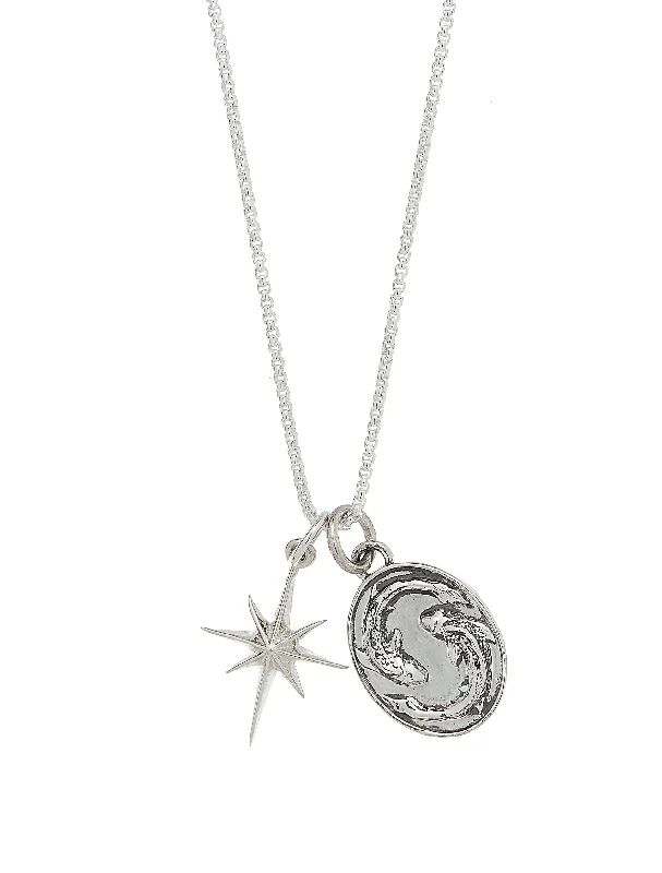 Women’s personalized necklaces-Star Sign Zodiac Charm Necklace