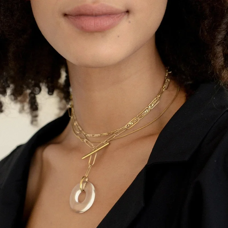 Women’s fashion necklaces-The Day Torus Necklace