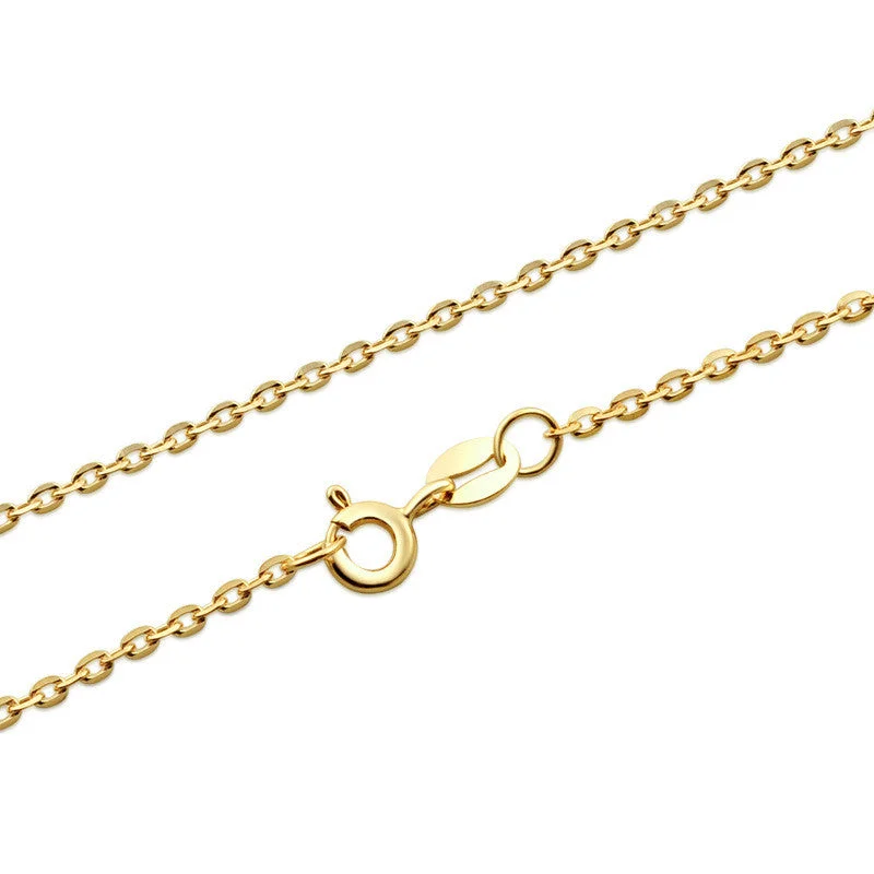 O-Shaped Chain [18-Inch 45cm] Yellow Gold