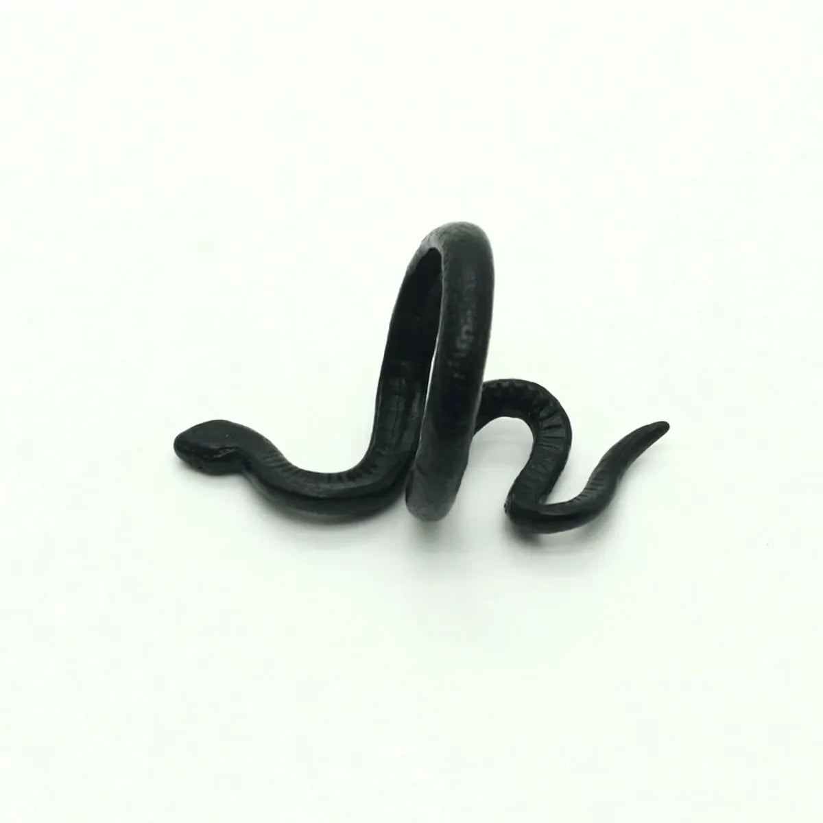 Women’s minimalist rings-Retro Opening Adjustable Snake Ring