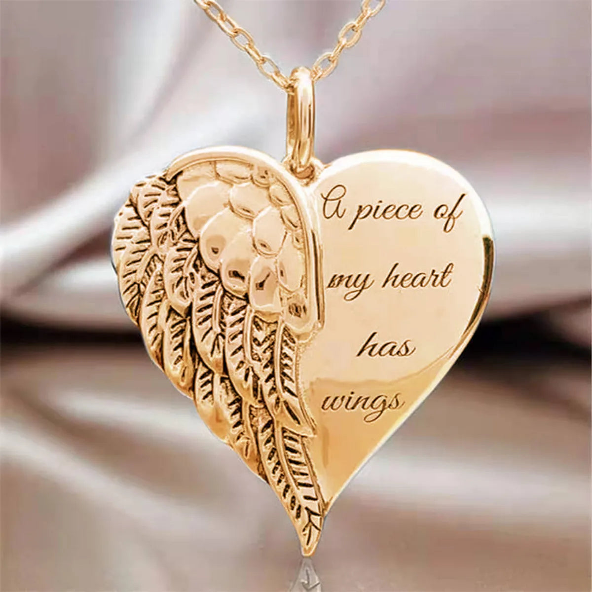 Women’s elegant gold necklaces-Elegant Streetwear Letter Heart Shape Alloy Gold Plated Silver Plated Women's Pendant Necklace