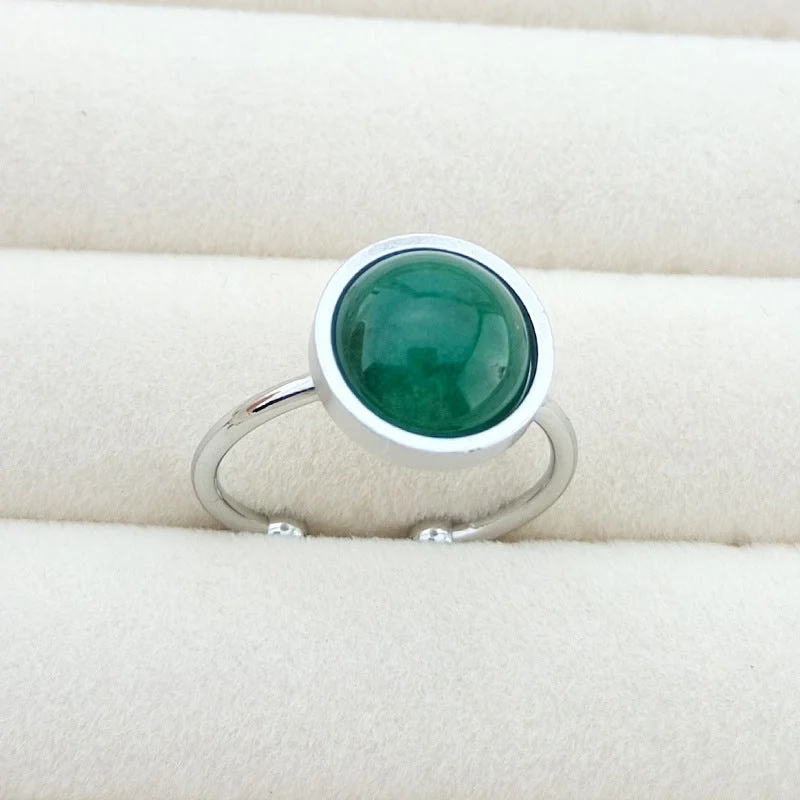 10mm round-Emerald