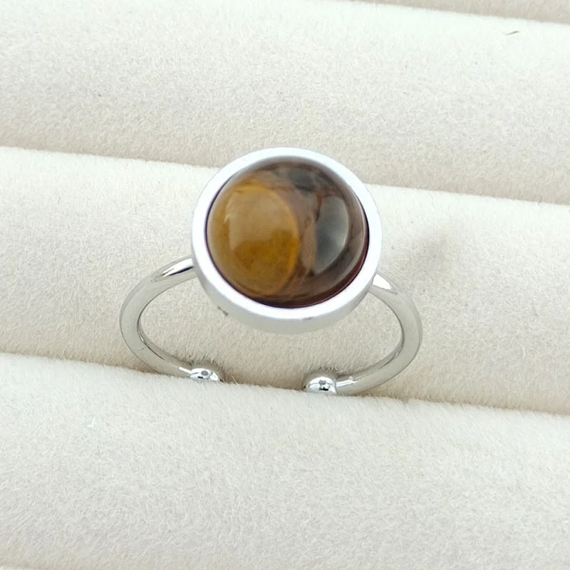 10mm round-Yellow Tiger's Eye