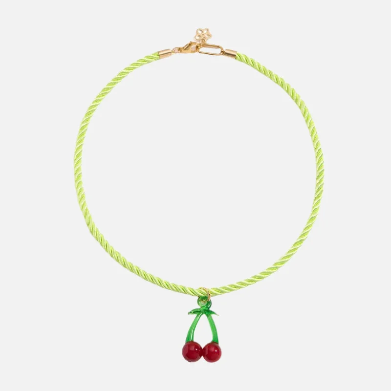 Women’s holiday necklaces-Frutta Necklace, Cherry