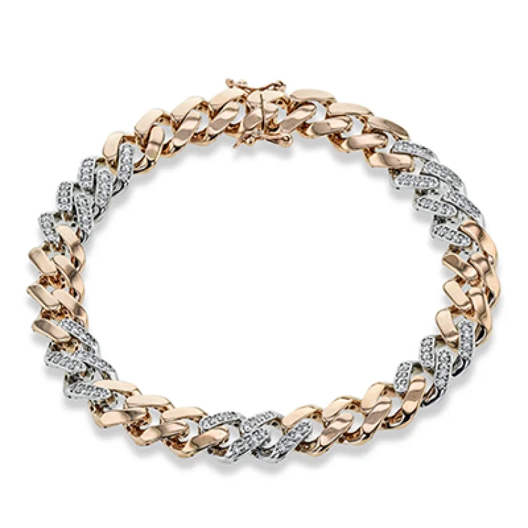 Women’s diamond tennis bracelets-LB2329 GENT BRACELET