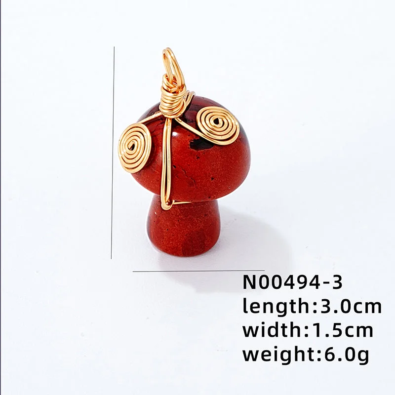 Gold Red Single Pendant