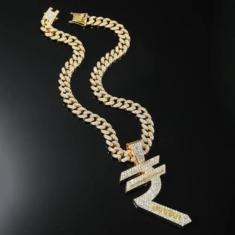 Gold 50cm Cuban Link Chain