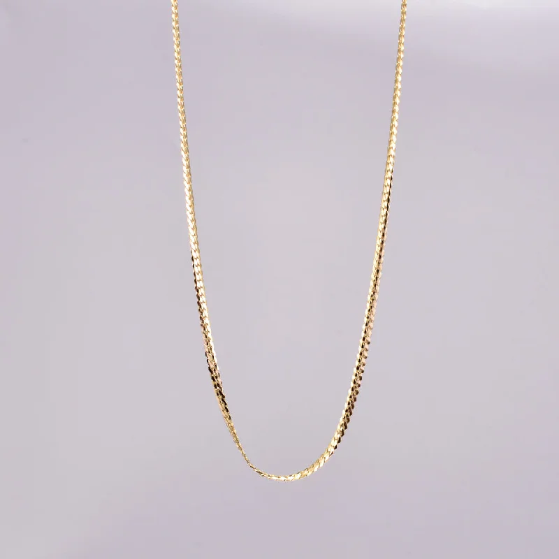 Women’s multi-strand necklaces-Titanium Steel 18K Gold Plated Simple Style Solid Color Necklace