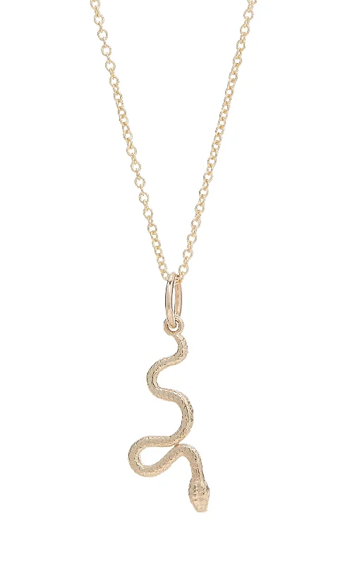 Women’s engagement necklace sets-MINI SNAKE PENDANT