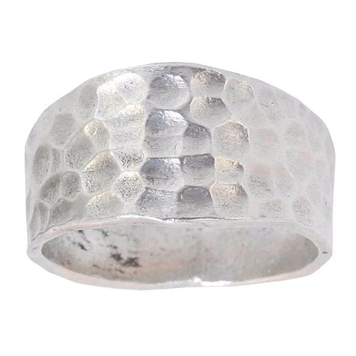 Women’s luxurious platinum rings-NOVICA Handmade Sterling Silver 'Bangkok Moonlight' Ring (Thailand)