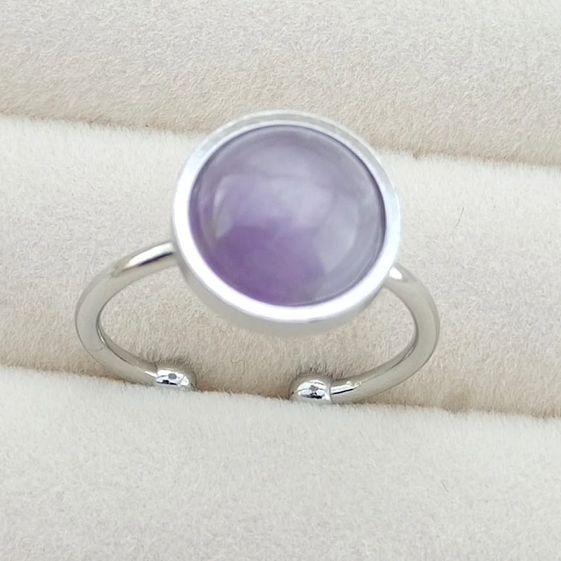 10mm round-Amethyst