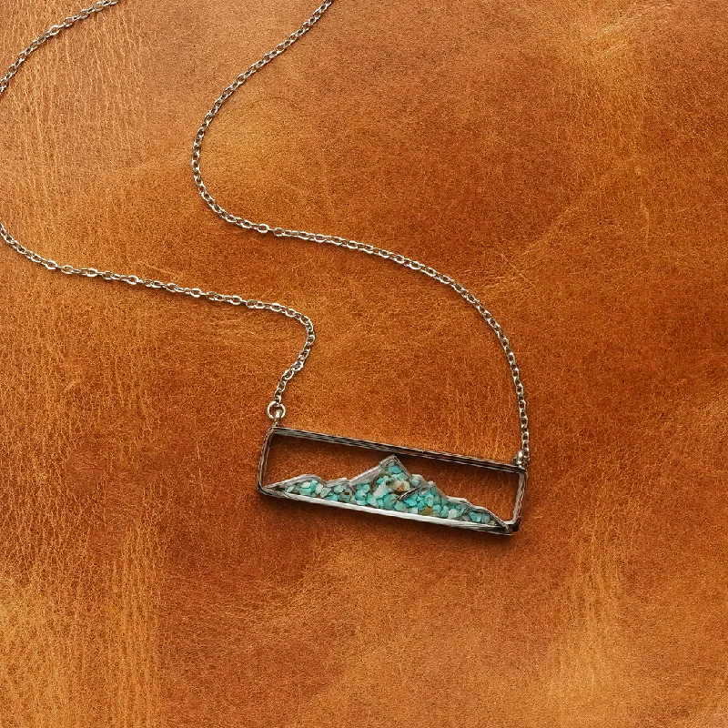 Women’s cocktail necklaces-The Clear Sky Mountain Range