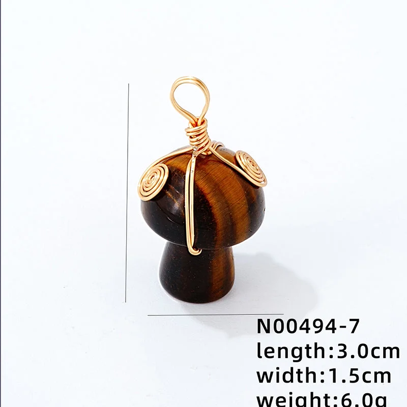 Gold Tiger Eye Single Pendant