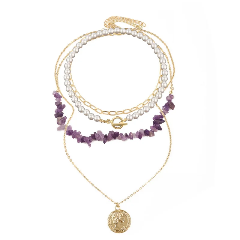 (12) N2104-17 Purple Stone